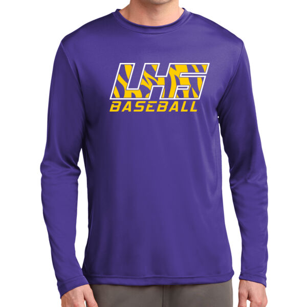 LHS Stripe PosiCharge Long Sleeve Tee Thumbnail