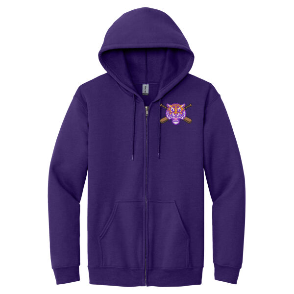 LHS Baseball Gildan Heavy Blend Full Zip Sweatshirt Thumbnail