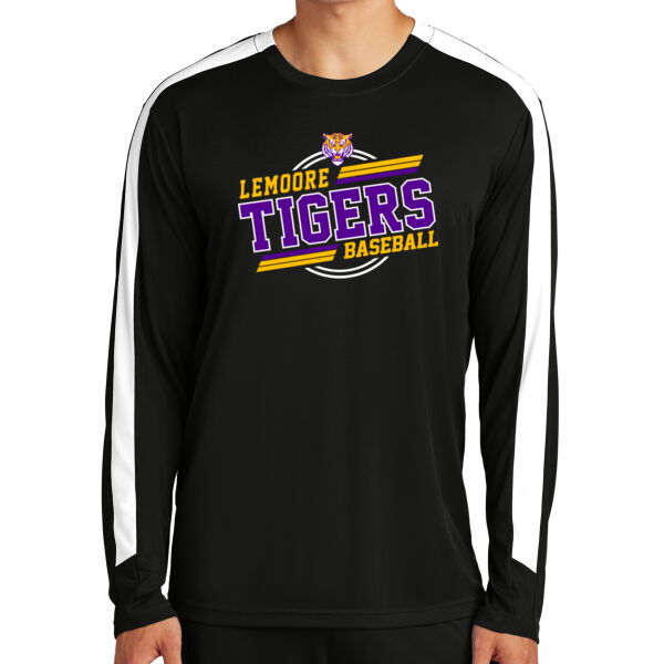 LHS Baseball Competitor Stripe Longe Sleeve Thumbnail